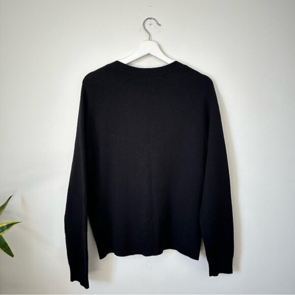 Zadig & Voltaire Maria Black Studded Wool Blend Cardigan Size S - Picture 2 of 6